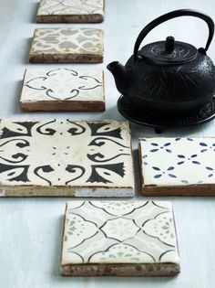 carreaux sous plat vintage